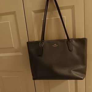 Coach Green Classic Leather Tote